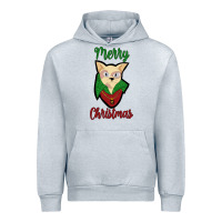 Heather Grey Merry Christmas Cat Urban Hoodie - Bettercallsaul