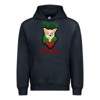 Navy Merry Christmas Cat Urban Hoodie - Bettercallsaul