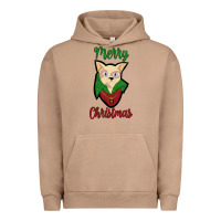 Pigment Burro Merry Christmas Cat Urban Hoodie - Bettercallsaul