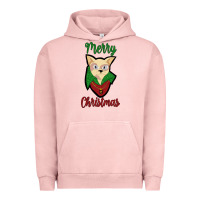 Pigment Salmon Merry Christmas Cat Urban Hoodie - Bettercallsaul