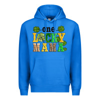 True Royal one lucky mama Premium Hoodie - AdoDesignShop