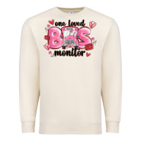 Sandshell one loved bus monitor Premium Sweatshirt - MaliasSmallBusiness