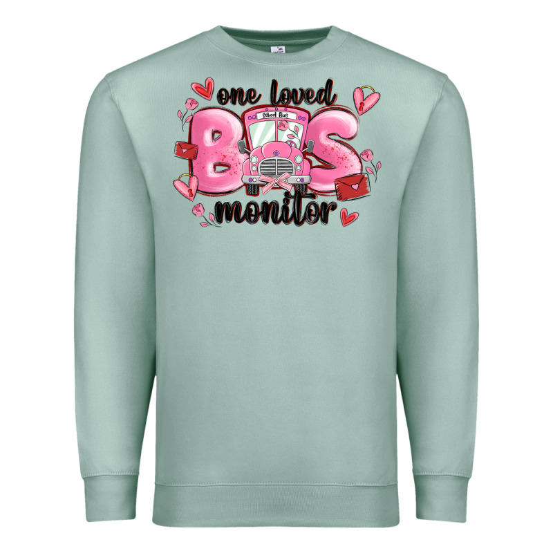 One Loved Bus Monitor Premium Sweatshirt by MaliasSmallBusiness | Teevron