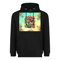 Black country cassette tapes Heavyweight Hoodie - MaliasSmallBusiness