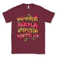 Burgundy praying mama raising warriors Classic Tee - JahusDesignShop