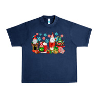 Navy christmas gnomes coffee cups Urban Heavy Tee - texasbilliewilder