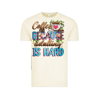 Vintage Arctic coffee because adulting is hard Vintage Tee - Zillion Design Studio
