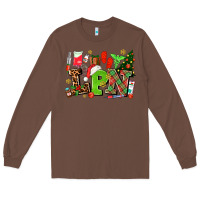 Chestnut lpn christmas nurse with Long Sleeve Tee - AdoDesignShop