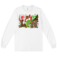 White lpn christmas nurse with Long Sleeve Tee - AdoDesignShop