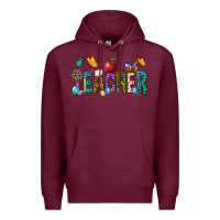 Burgundy Eastern Teacher Premium Hoodie - BundleAndBundleShop