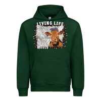 Forest Green Between Jesus Take The Wheel I Wish A Heifer Would Urban Hoodie - Bettercallsaul