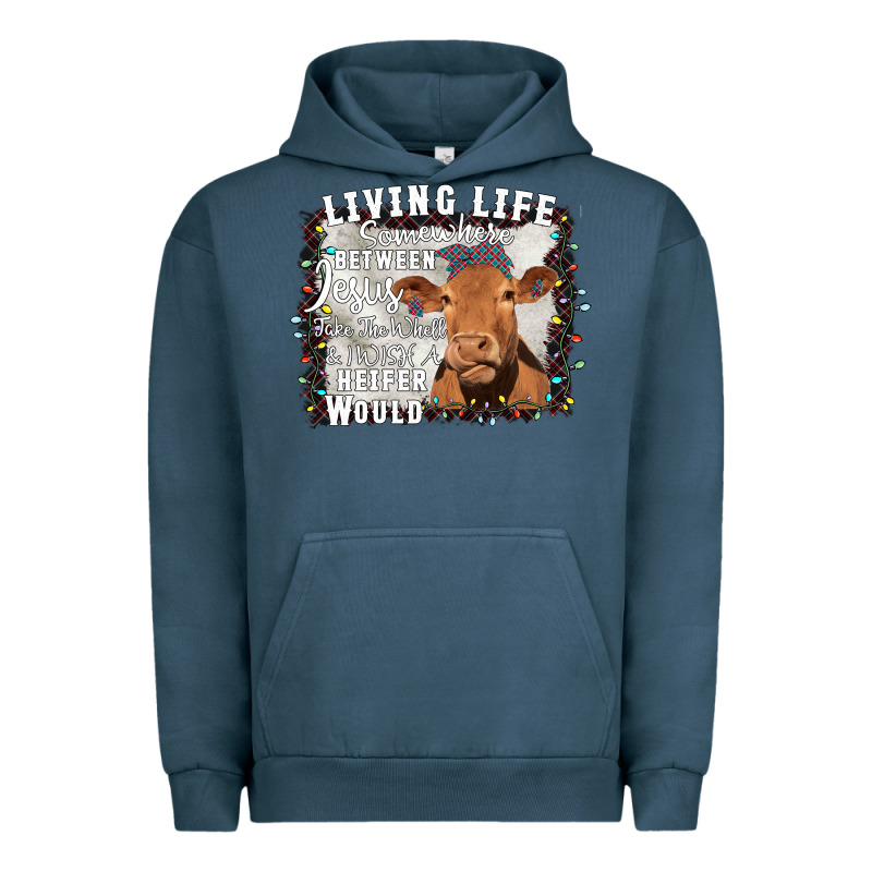 Between Jesus Take The Wheel I Wish A Heifer Would Urban Hoodie by Bettercallsaul | Teevron