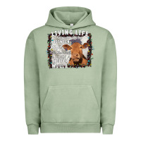 Pigment Oil Green Between Jesus Take The Wheel I Wish A Heifer Would Urban Hoodie - Bettercallsaul