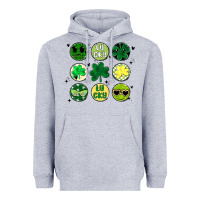 Heather Grey st patrick's day Heavyweight Hoodie - MaliasSmallBusiness