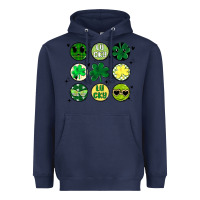 Navy st patrick's day Heavyweight Hoodie - MaliasSmallBusiness