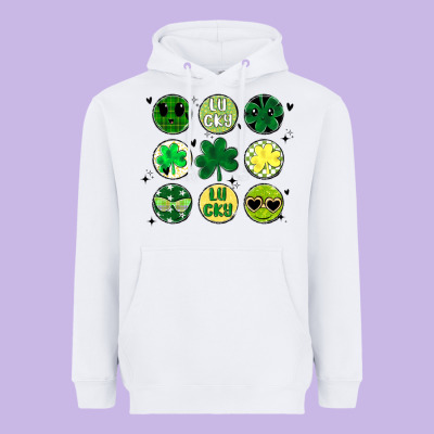 St Patrick's Day Heavyweight Hoodie Designed By Maliassmallbusiness