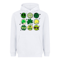 White st patrick's day Heavyweight Hoodie - MaliasSmallBusiness