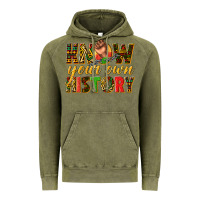 Vintage Olive know your own history Vintage Hoodie - texasbilliewilder