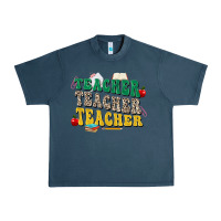 Midnight Navy teacher teacher teacher Urban Heavy Tee - Zillion Design Studio