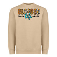 Mushroom blessed life Heavyweight Sweatshirt - Zillion Design Studio
