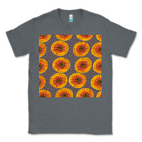 Charcoal Heather african fabric seamless pattern Classic Tee - BundleAndBundleShop
