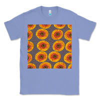 Colony Blue african fabric seamless pattern Classic Tee - BundleAndBundleShop