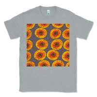 Heather Grey african fabric seamless pattern Classic Tee - BundleAndBundleShop