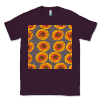 Plum african fabric seamless pattern Classic Tee - BundleAndBundleShop