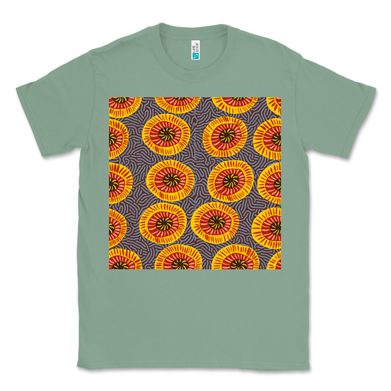 African Fabric Seamless Pattern Classic Tee by BundleAndBundleShop | Teevron