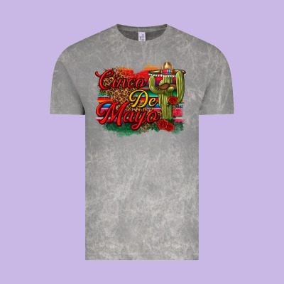 Cinco De Mayo Cactus Vintage Tee Designed By Texasbilliewilder