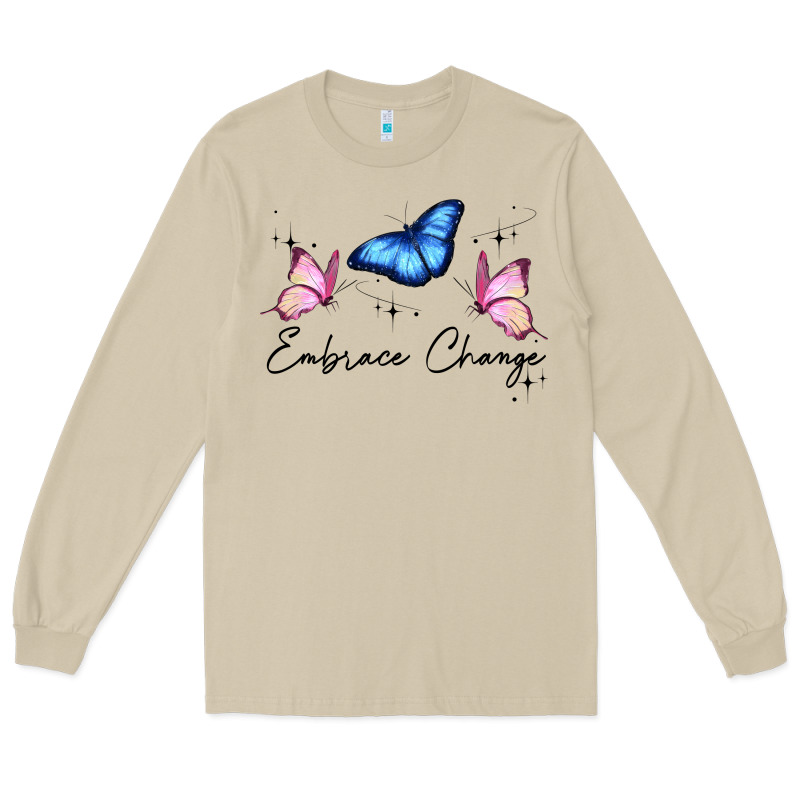 Embrace Change Long Sleeve Tee by JahusDesignShop | Teevron