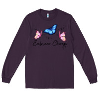 Plum embrace change Long Sleeve Tee - JahusDesignShop