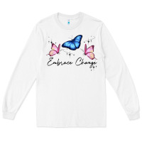 White embrace change Long Sleeve Tee - JahusDesignShop