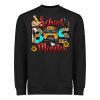 Black school bus monitor Heavyweight Sweatshirt - texasbilliewilder