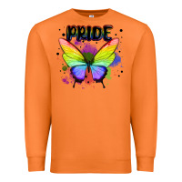 Carrot rainbow butterfly pride lgbtq Premium Sweatshirt - MaliasSmallBusiness