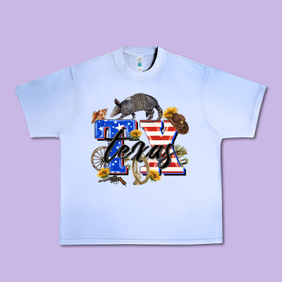 Texas Tx Urban Heavy Tee Designed By Zillion Design Studio