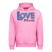Fuchsia Pink Love Mom Life Urban Hoodie - Bettercallsaul