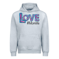 Heather Grey Love Mom Life Urban Hoodie - Bettercallsaul