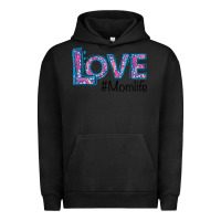 Pigment Black Love Mom Life Urban Hoodie - Bettercallsaul