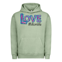 Pigment Oil Green Love Mom Life Urban Hoodie - Bettercallsaul