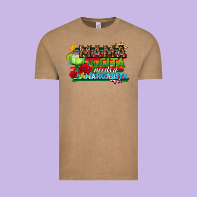Mama Cita Needs A Margarita Vintage Tee Designed By Texasbilliewilder