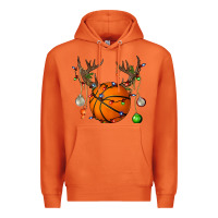 Carrot Basketball Horn Christmas Premium Hoodie - BundleAndBundleShop
