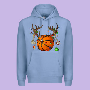 Basketball Horn Christmas Premium Hoodie Designed By Bundleandbundleshop