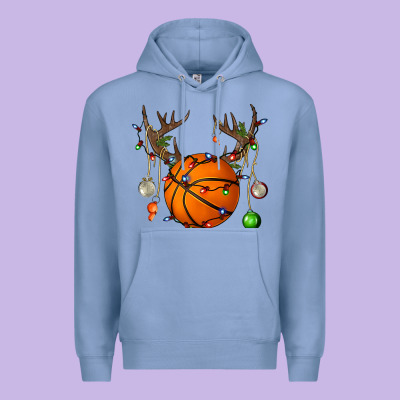 Basketball Horn Christmas Premium Hoodie Designed By Bundleandbundleshop