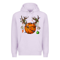 Lilac Basketball Horn Christmas Premium Hoodie - BundleAndBundleShop