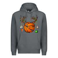 Rock Basketball Horn Christmas Premium Hoodie - BundleAndBundleShop