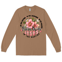 Toasted Coconut there was jesus Long Sleeve Tee - JahusDesignShop