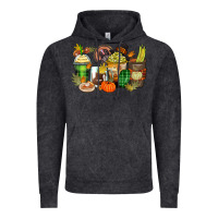 Vintage Black thanksgiving coffee cups Vintage Hoodie - Zillion Design Studio