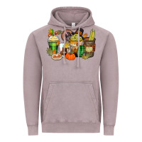 Vintage Zinc thanksgiving coffee cups Vintage Hoodie - Zillion Design Studio