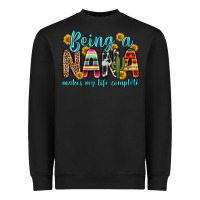 Black being a nana makes my life complete Heavyweight Sweatshirt - Zillion Design Studio